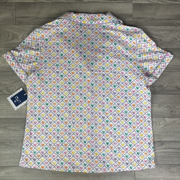 NWT Roller Rabbit x Target Hearts Short Sleeves Shorts Pajamas Set sz Medium - Picture 4 of 6